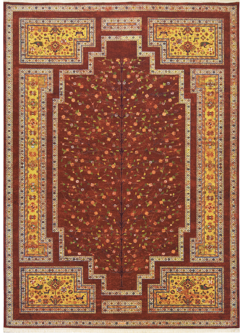 فرش ماشینی طرح درخت زندگی فرش ماشینی طرح درخت زندگی